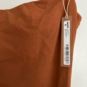 Skims Fit Everybody Long Slip Dress Bronze